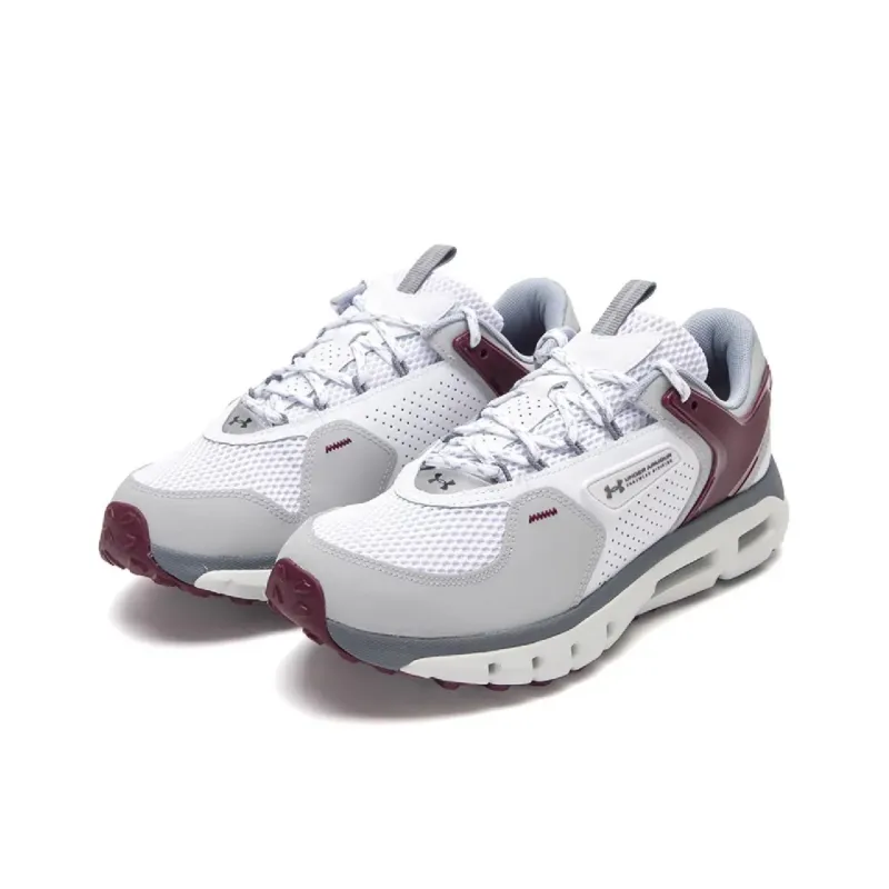 Under Armour Summit Slip Resistant Breathable Low Top Casual Running Shoes Men's White-1