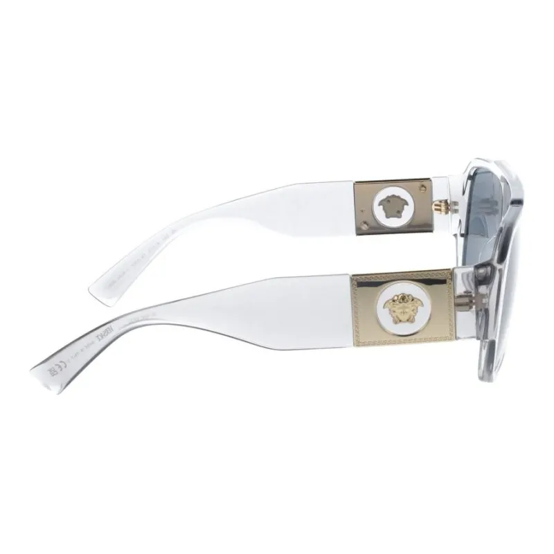 FANSIZHE Acetate Square Sunglasses Women's White-3