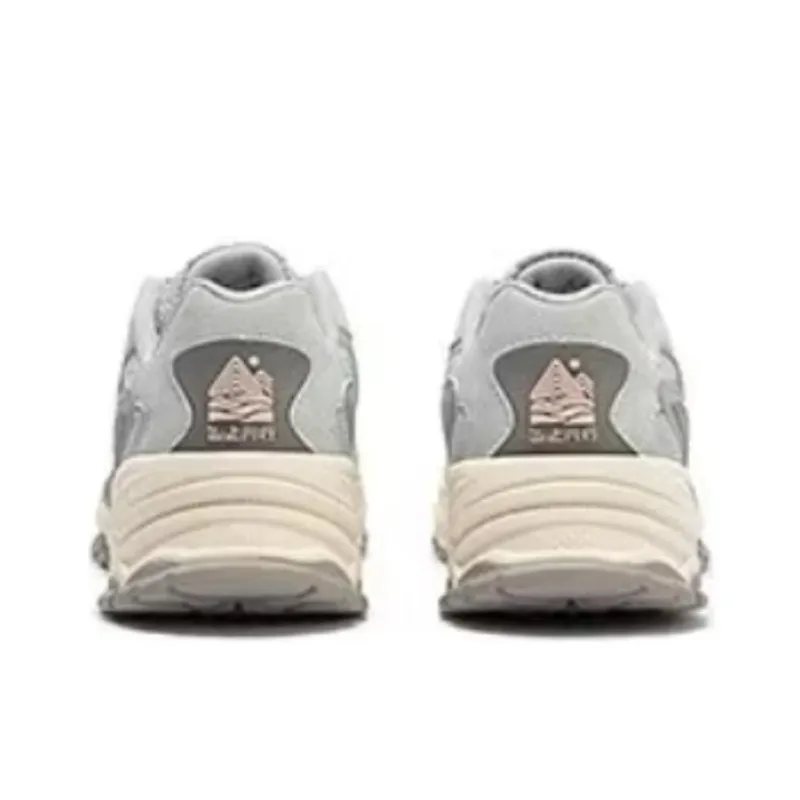 361° Anti Slip Wear Resistant Low Top Casual Shoes Women's Beige Gray-2