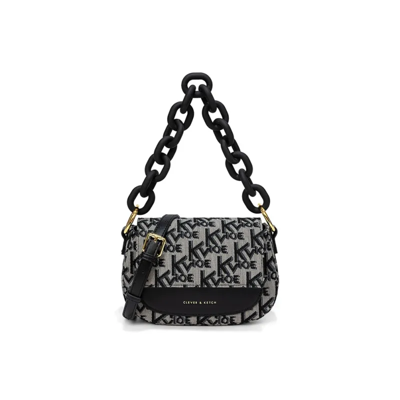 CLEVER& KETCH PU Shoulder Bag Dumpling Bag Shoulder Bags Regular Women's Black-0
