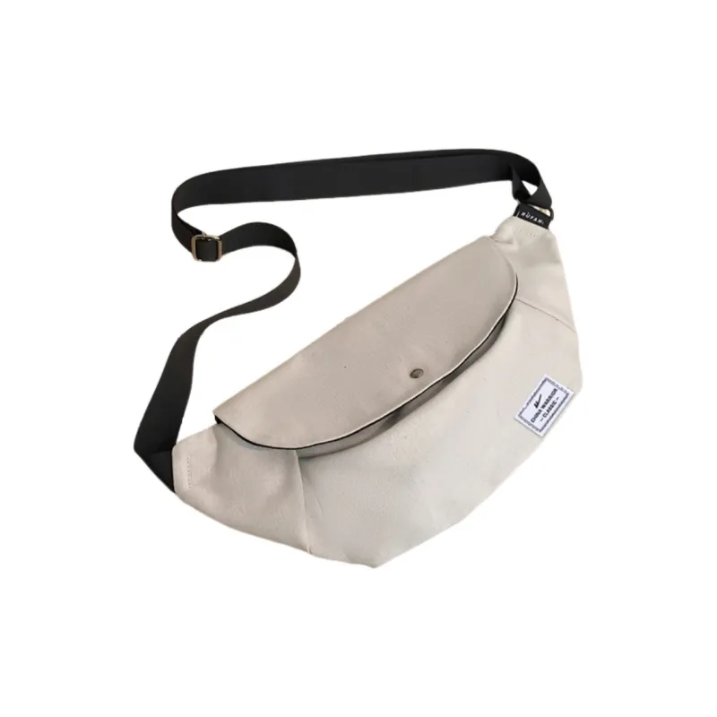 Warrior Canvas Sling Bag Regular Unisex Black/White-6