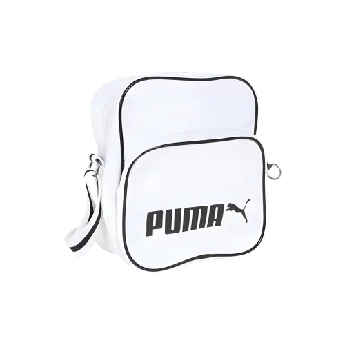 PUMA Synthetic Leather Handbag, Shoulder Bag Regular Unisex White