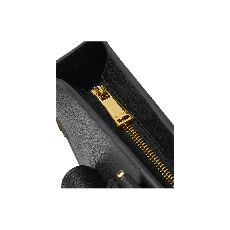 FANSIZHE MEDUSA BIGGIE Series Goatskin Briefcase Men's Black-4