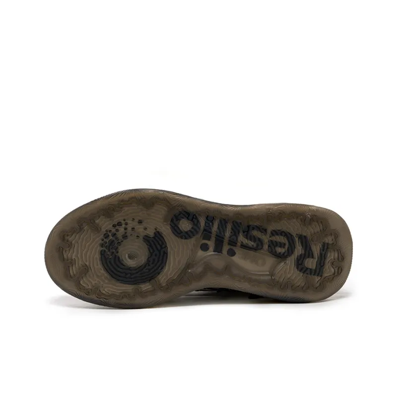 ONEMIX Cushioning Lightweight Height Increasing Low Top Skateboard Shoes Unisex Oat Black-5