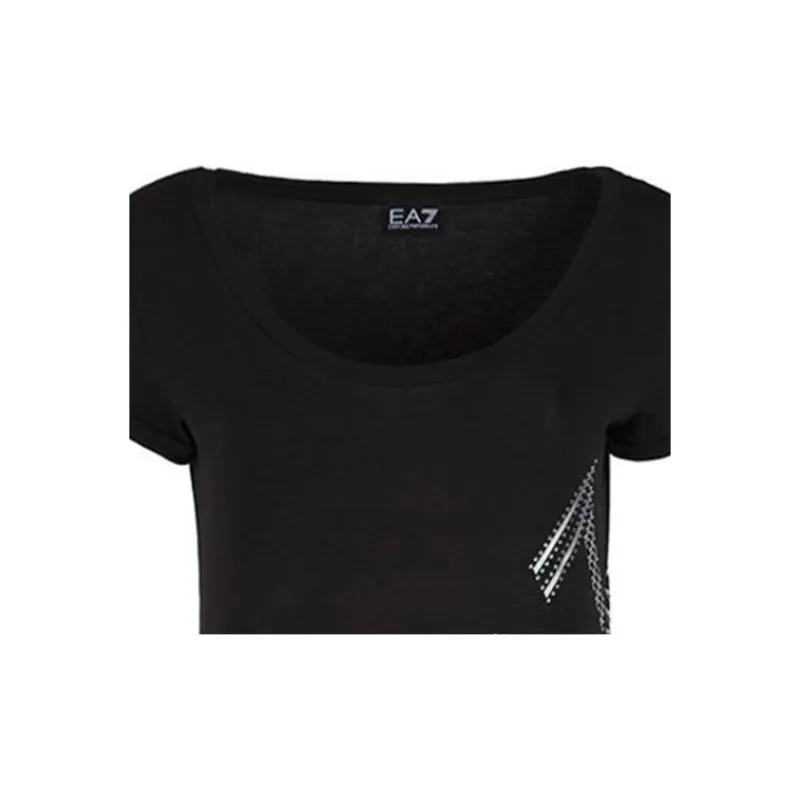 EMPORIO ARMANI EA7 T Shirts Women's Black-2