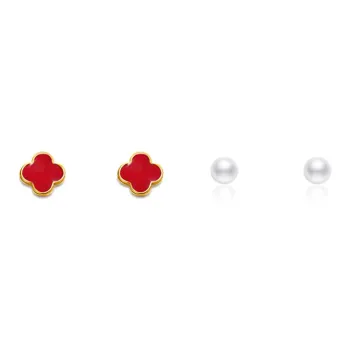 GIFU S925 Silver Stud Earrings Women's