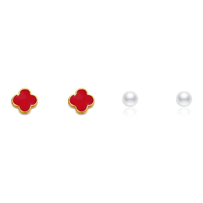 GIFU S925 Silver Stud Earrings Women's-0