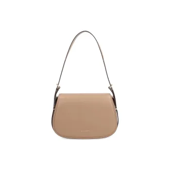 MICHAEL KORS MMK Cow Leather Shoulder Bag Women's Light Brown