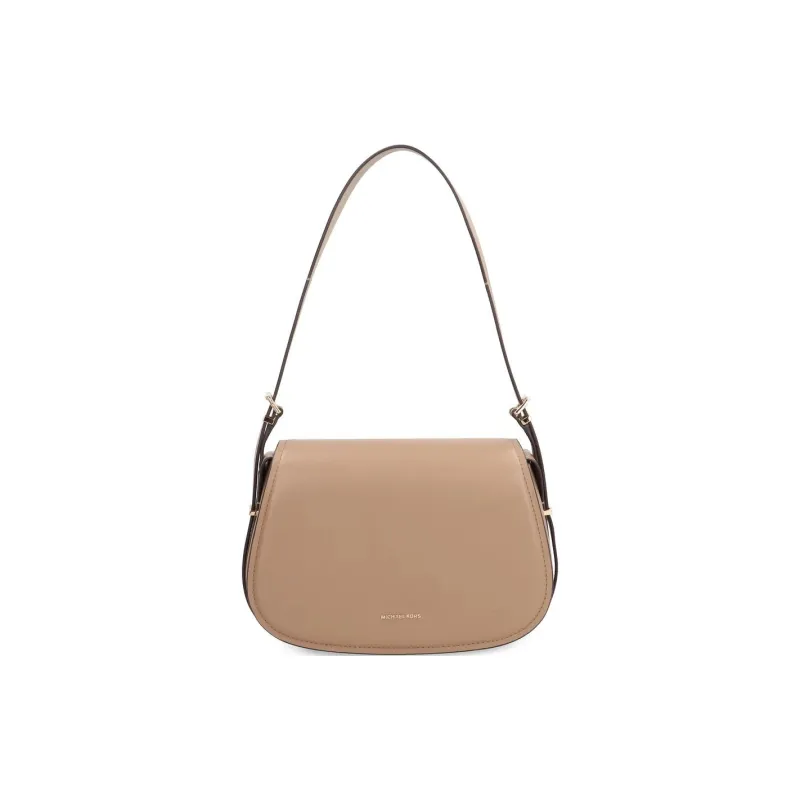 MICHAEL KORS MMK Cow Leather Shoulder Bag Women's Light Brown-0