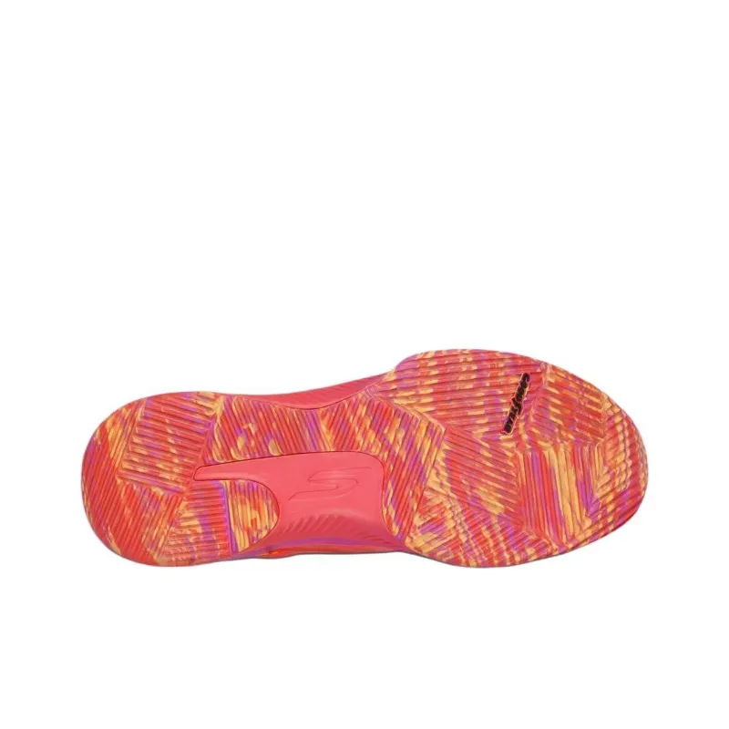 Skechers SKX NEXUS Anti Slip Wear Resistant Low Top Basketball Shoes Men's Orange-4