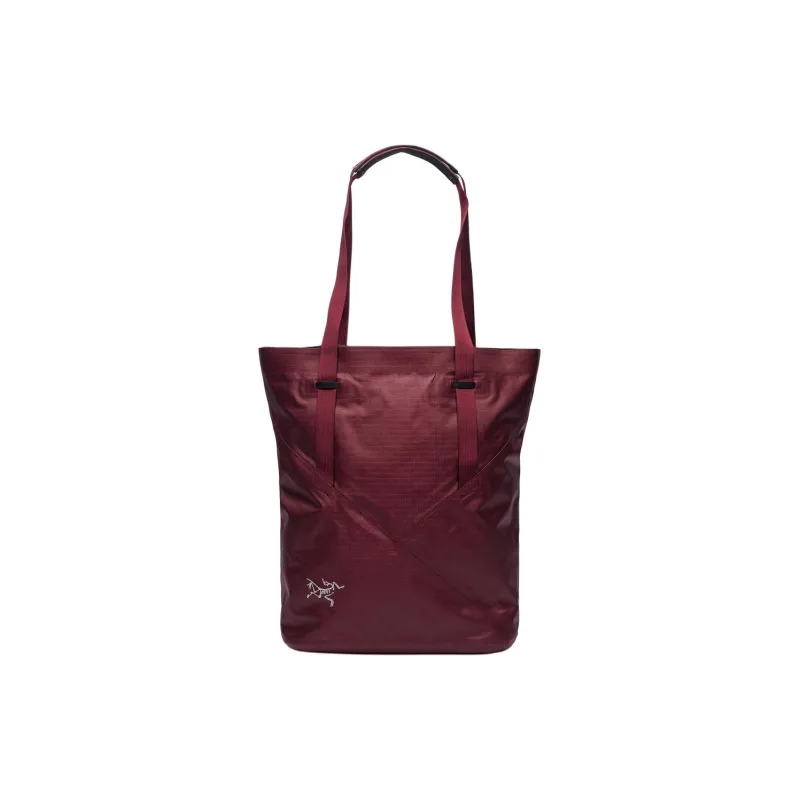 Arcteryx Nylon Tote Bag, Shopping Bag, Handbag, Shoulder Bag Unisex Burgundy-0