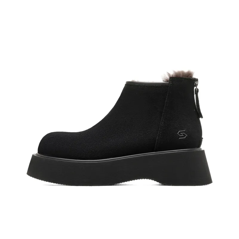 ST&SAT Thermal Short Snow Boots Women's-5