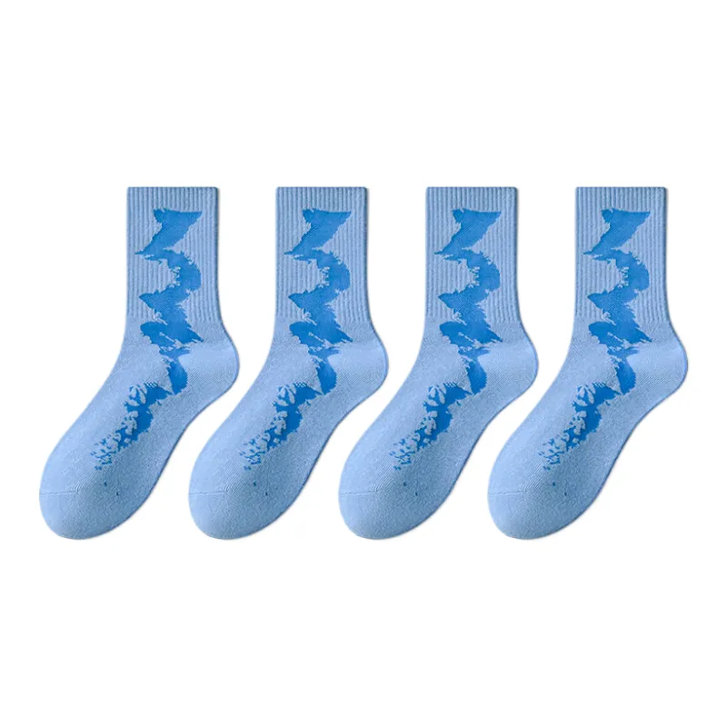 Cotton Gene Mid Calf Socks Men's 4 Pack-8