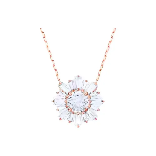 Swarovski Idyllia Faux Crystal Necklaces Unisex White