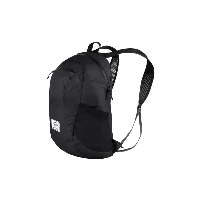 NATUREHIKE Nylon Outdoor Mountaineering Bag, Backpack Unisex Black-2
