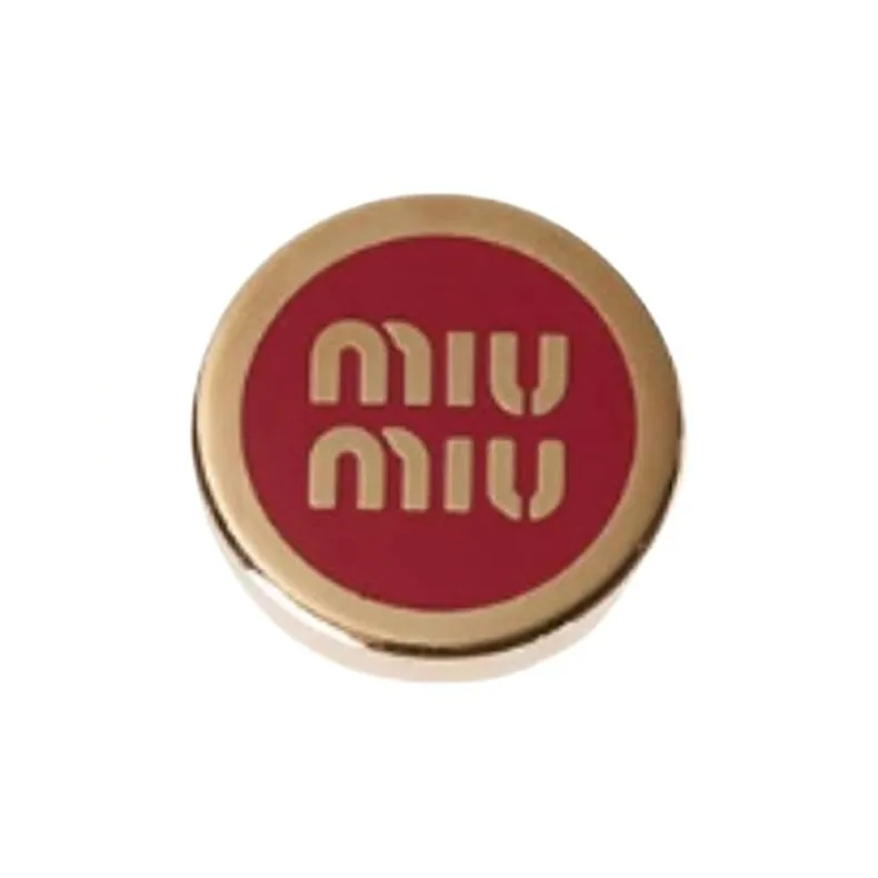 MIU MIU Logo lettering Stud Earrings-2