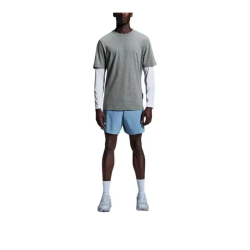 On Sports Shorts Men's Light Gray Blue