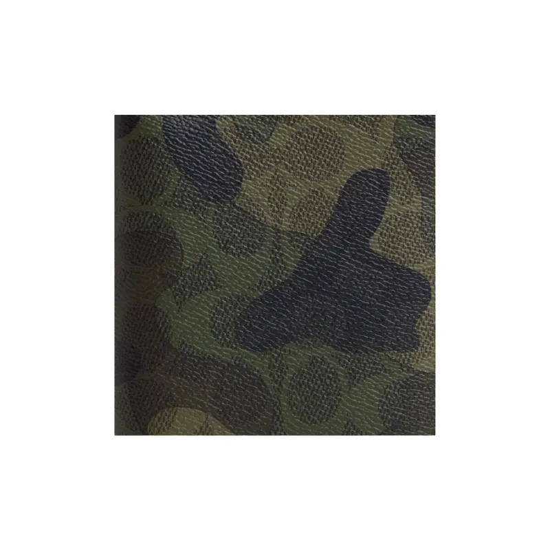 COACH Coated Canvas Passport Holder Mini Unisex Dark Color Trefoil Multicolor-4