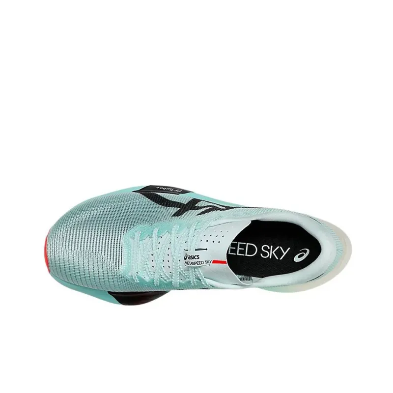 Asics Metaspeed Sky Cushioned Wear Resistant Lightweight Low Top Running Shoes Unisex Emerald-2