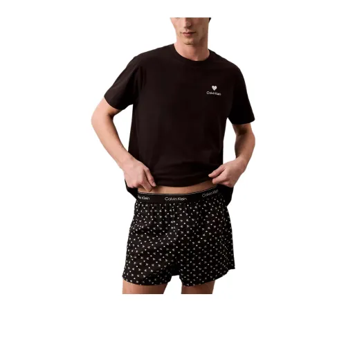 CALVIN KLEIN Pajama Pants Men's Black
