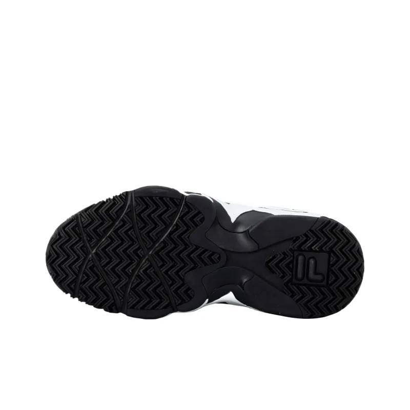 FILA MB Slip-Resistant High-Top Basketball Shoes Unisex White-4