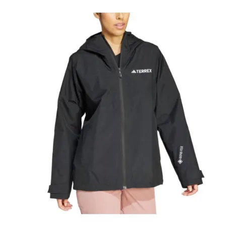 Adidas Waterproof And Breathable Windbreaker Jacket Women's Black