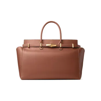 Jimmy Choo Medium Diamond Belted Tote Bag