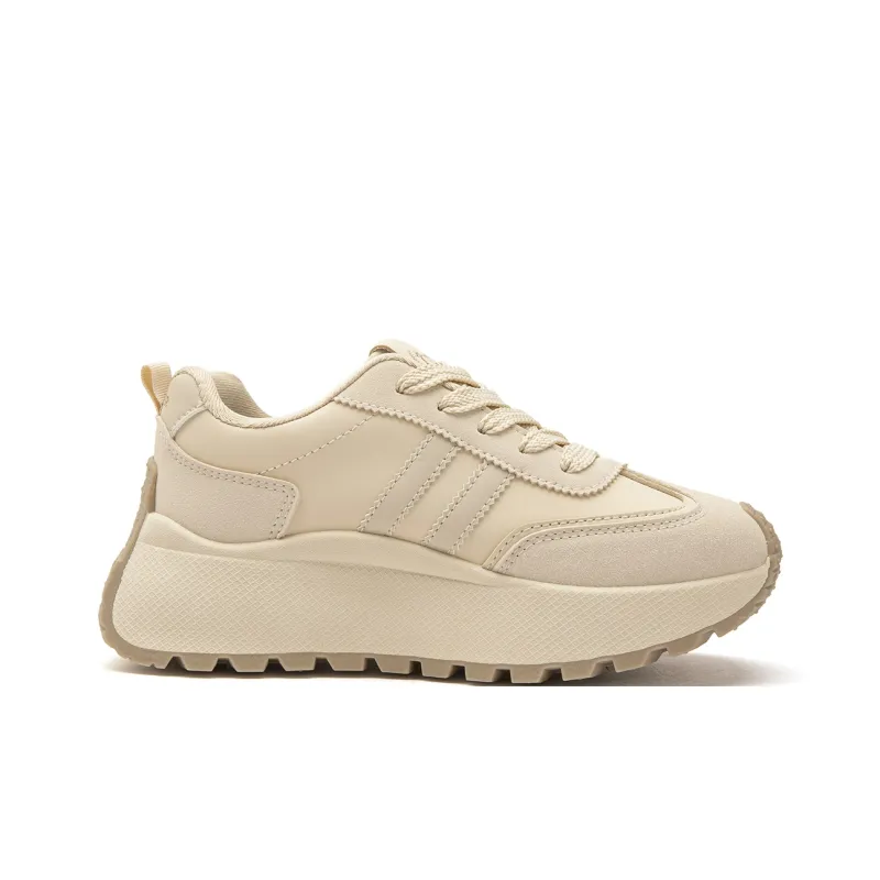 MIIRACER Shock Absorbers With Slip Resistant And Abrasion Resistant Properties Low Top Chunky Sneakers Women's-11