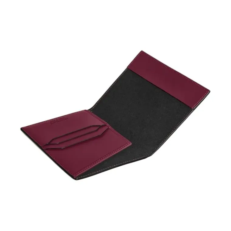 MONTBLANC Extreme 3.0 Cow Leather Passport Holder Unisex Bordeaux Red-3