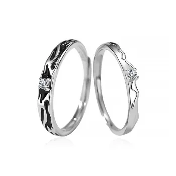 Chongqing Gold Store S925 Silver Rings Unisex