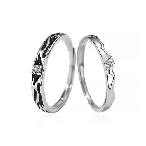 Chongqing Gold Store S925 Silver Rings Unisex