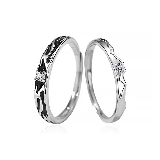 Chongqing Gold Store S925 Silver Rings Unisex-0