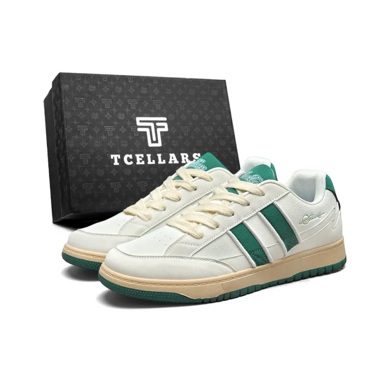 TCELLARS Cushioning Abrasion Resistant Lightweight Height Increasing Mat Low Top Skateboard Shoes Men's Exclusive Box-12