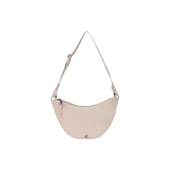 CALVIN KLEIN SS25 Fabric Dumpling Bag, Crossbody Bag Medium Size Women's Shell Pink