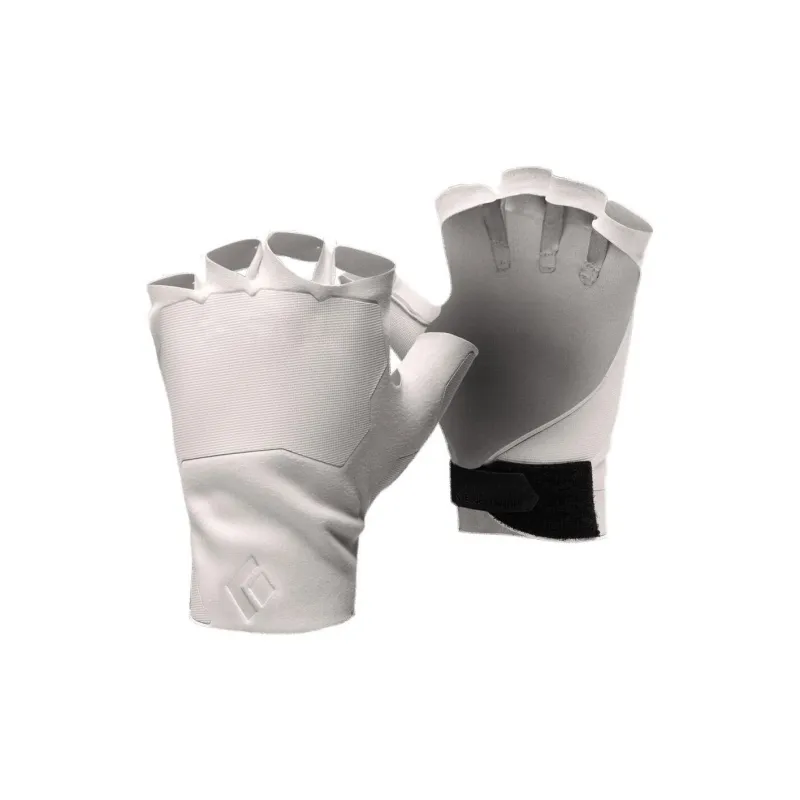 BLACK DIAMOND Synthetic Suede Sports Gloves Unisex White-0