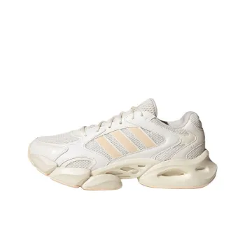 Adidas Cushioned Slip Resistant Low Top Casual Running Shoes Unisex White