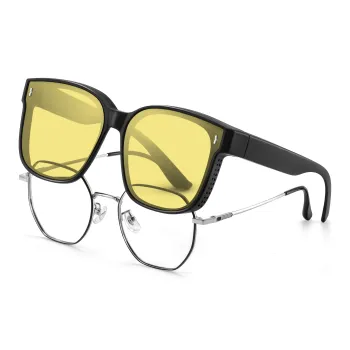 LASHION Square Sunglasses Unisex