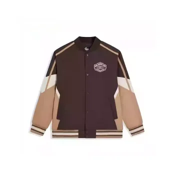 XTEP Basketball Collection Sports Lifestyle Collection Puffer Jacket Men's Dark Chestnut Brown/Desert Brown/Ridge Gray