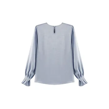 She Enjoys Shirt Women's Light Gray Blue
