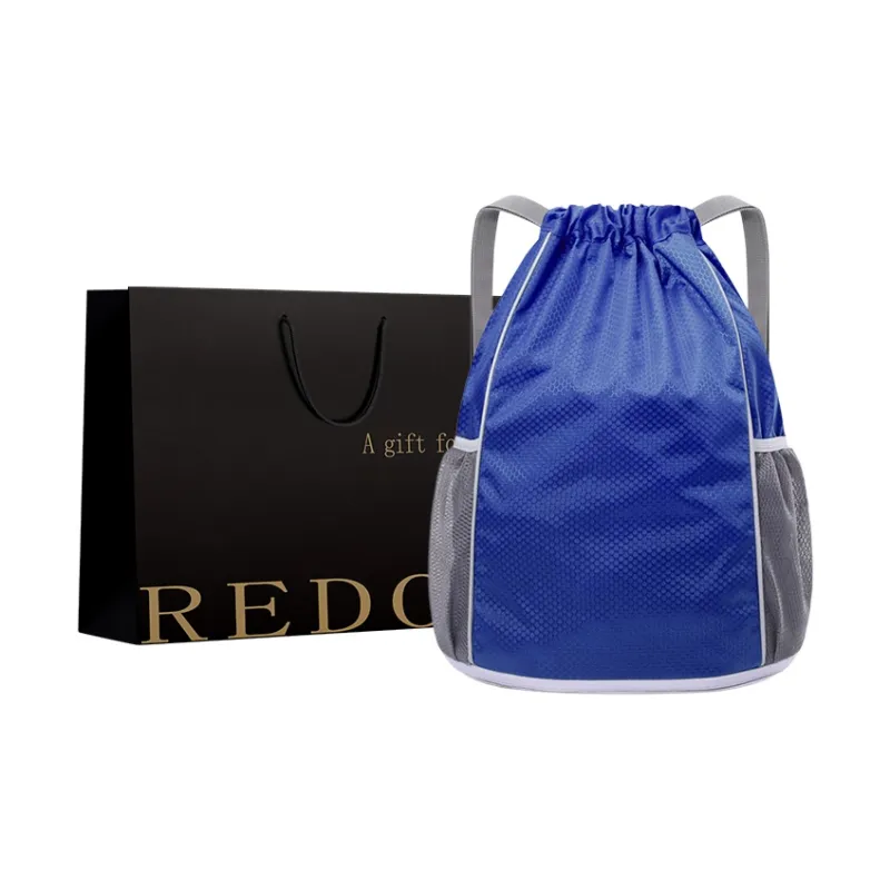 REDOO Oxford Backpack Regular Unisex Royal Blue/Dark Blue/Gray/Orange/Black-0
