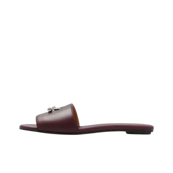 Alexander McQueen T Bar Slip On Slides Women's