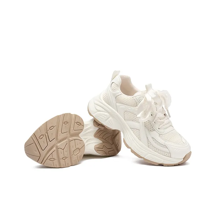 JOSINY Lightweight Height Increasing Low Top Chunky Sneakers Women's-9