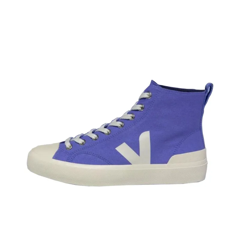 VEJA Wata II High-Top Canvas Shoes Unisex Blue-0