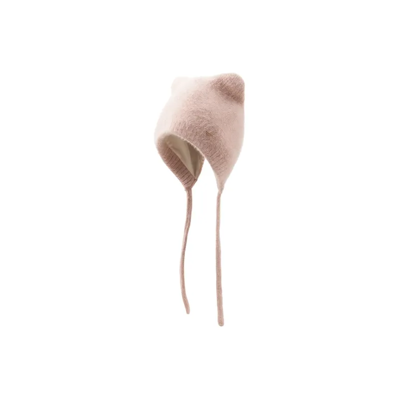 Lagur Rabbit Fur Beanies Women's-0