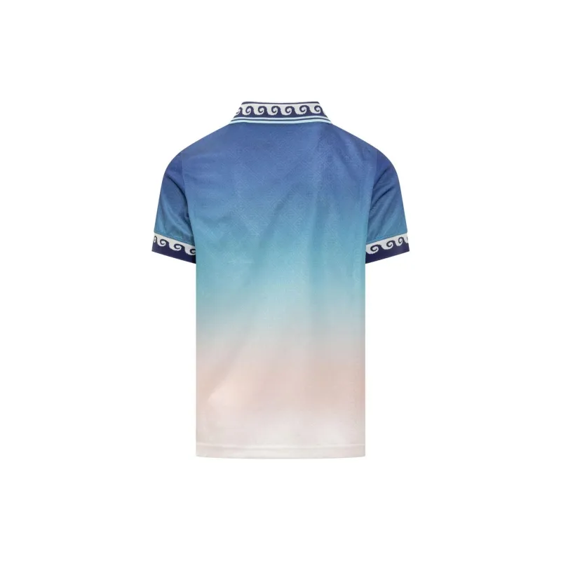 CASABLANCA Gradient jacquard Football Jersey-1