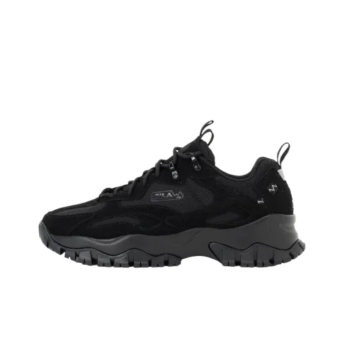FILA Ray Tracer Tr 2 Cushioning Low-Top Casual Shoes Unisex Black