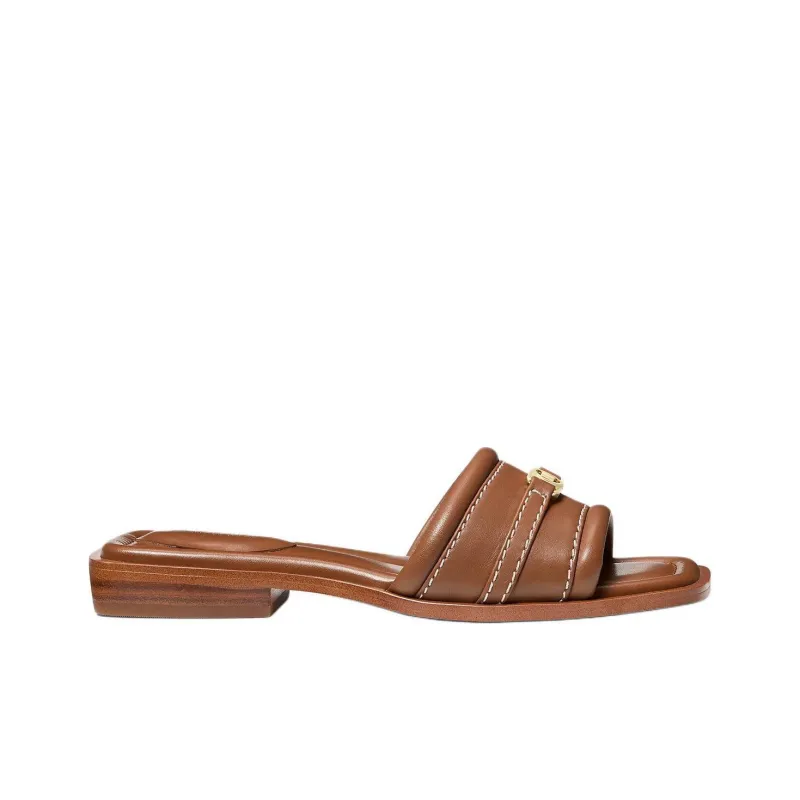 MICHAEL KORS Slide Slippers Women's Umber-1