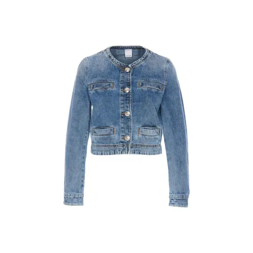 PINKO Crewneck Denim Jacket