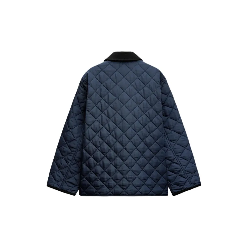 ZARA Puffer Jacket Women's Sea Blue-1