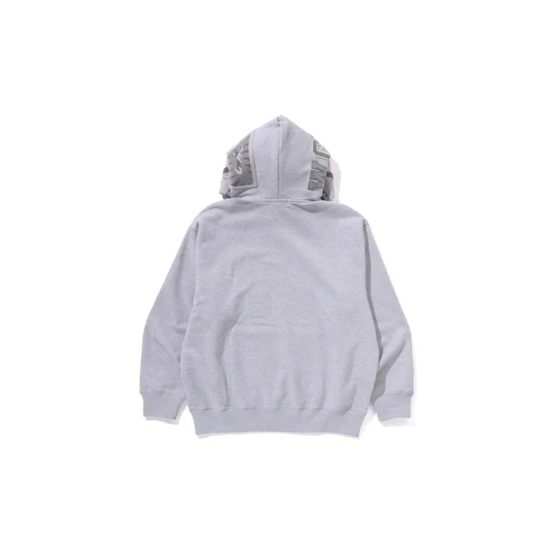 Bape Shark Logo Relaxed Fit Pullover Hoodie-5